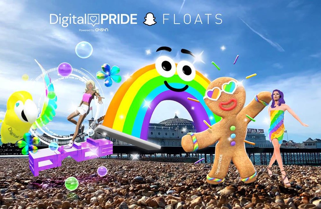 Snapchat launches AR Pride floats