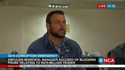 Municipal manager accused of blocking R670mil tender probe