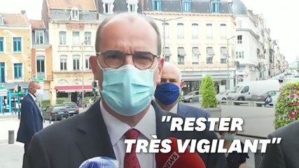 Le virus n'est pas en vacances": Depuis Lille, Castex veut éviter "un reconfinement généralisé"