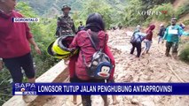 Jalan antara Provinsi Gorontalo dengan Sulawesi Utara Tertimbun Longsor!