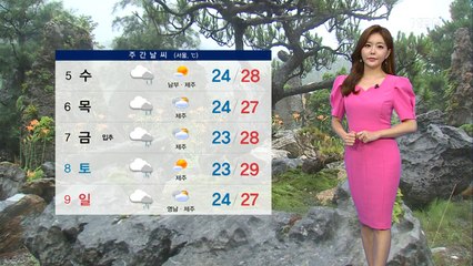 중부 최고 500mm↑ 폭우…이번 주 내내 중부 비