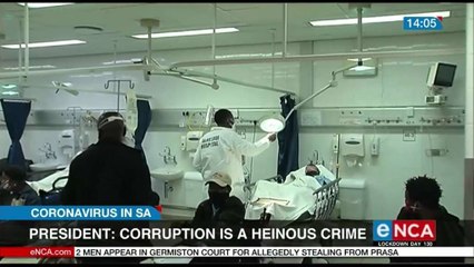Ramaphosa says corruption is a heinous crime