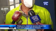 Presunto cabecilla de una banda de asaltantes fue capturado en Guayaquil