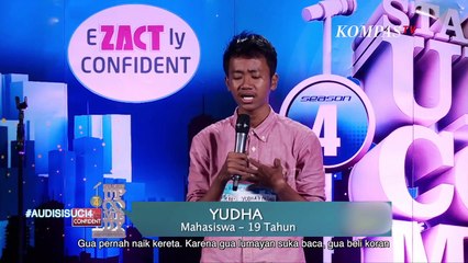 Descargar video: Audisi Stand Up Comedy Yudha Keling, Raditya Dika Ngakak Abis dan Kasih Applause! - SUCI 4