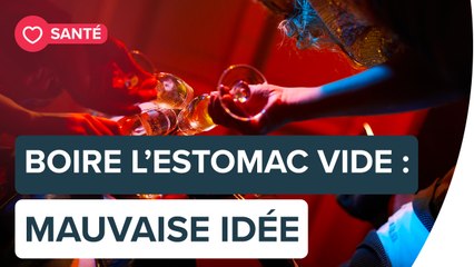 Boire l'estomac vide : mauvaise idée | Futura