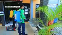Pasca Wali Kota Positif Corona, Kantor Setdako Banjarbaru Diliburkan dan Disemprot Disinfektan