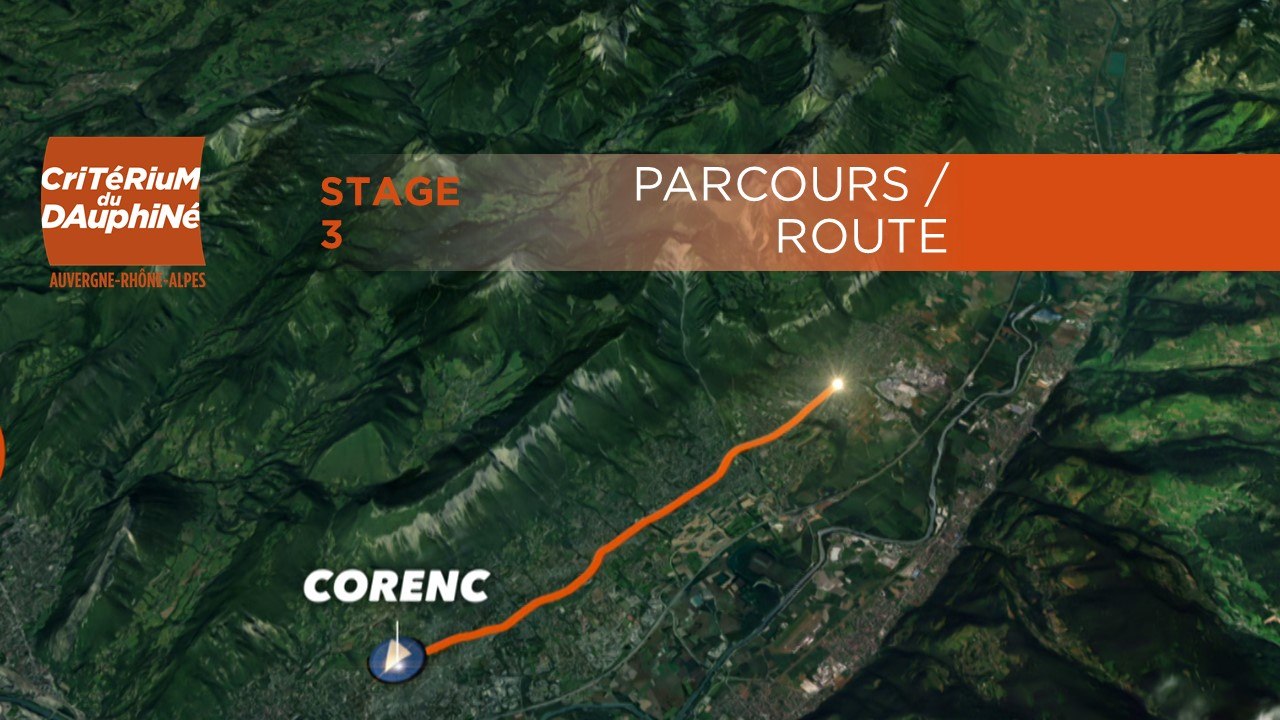 Parcours / Route - Étape 3 / Stage 3 : Critérium du Dauphiné 2020