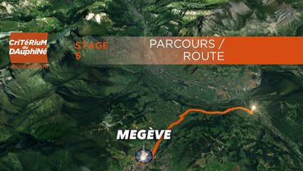Parcours / Route - Étape 5 / Stage 5 : Critérium du Dauphiné 2020