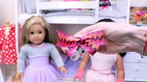 American Girl Sister Dolls Morning Routine with Gymnastics by PLAY DOLLS!