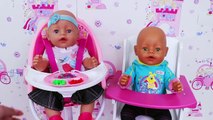 Baby Born Twin Dolls Bath Time and Cooking Toys!