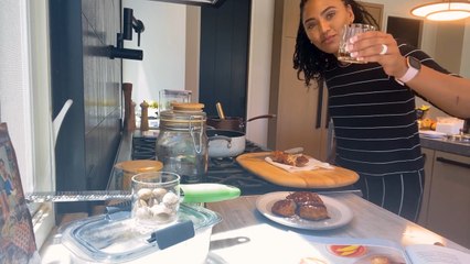 Banana Fritters with Rum Sauce | Ayesha Curry | Food & Wine Classic at Home 2020