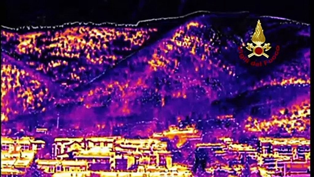 L'Aquila - Incendi su Monte Piettino e Monte Omo circoscritti (03.08.20)