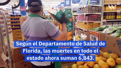 Florida establece un nuevo récord de muertes por COVID-19 por cuarto día consecutivo