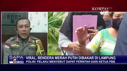 Polisi Tangkap Pembakar Bendera Merah Putih