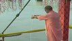 CM Yogi visits Ayodhya to review preparation of Bhumi Pujan