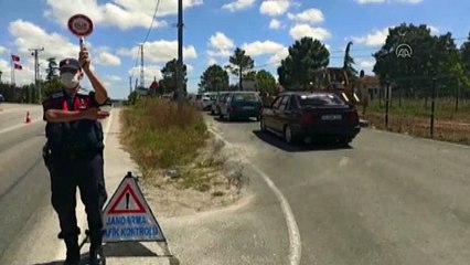 Jandarmadan tatil dönüşü helikopter destekli trafik denetimi - İSTANBUL