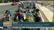 Repartidores en Brasil se organizan para mejores condiciones laborales