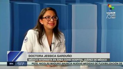 Jessica Garduño: hay escasez de médicos especialistas en Covid-19