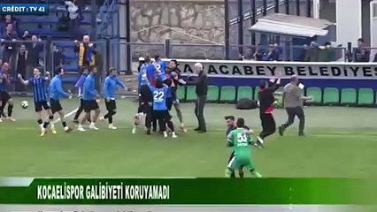 La demi-volée victorieuse de Cenk Özkacar à la 90e+9 min en D2 turque