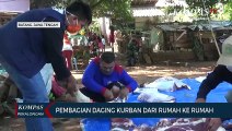 Hindari Corona, Panitia Mengantar Daging Kurban dari Rumah ke Rumah