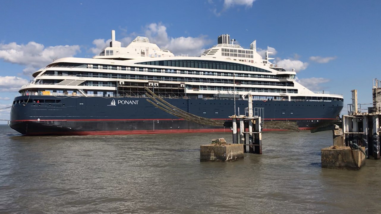 Le brise-glace Commandant Charcot a quitté les chantiers navals