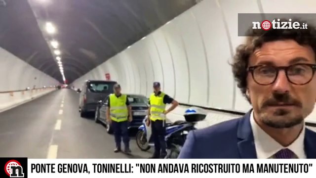 Nuovo ponte Genova, Toninelli a passeggio sul San Giorgio Non andava ricostruito
