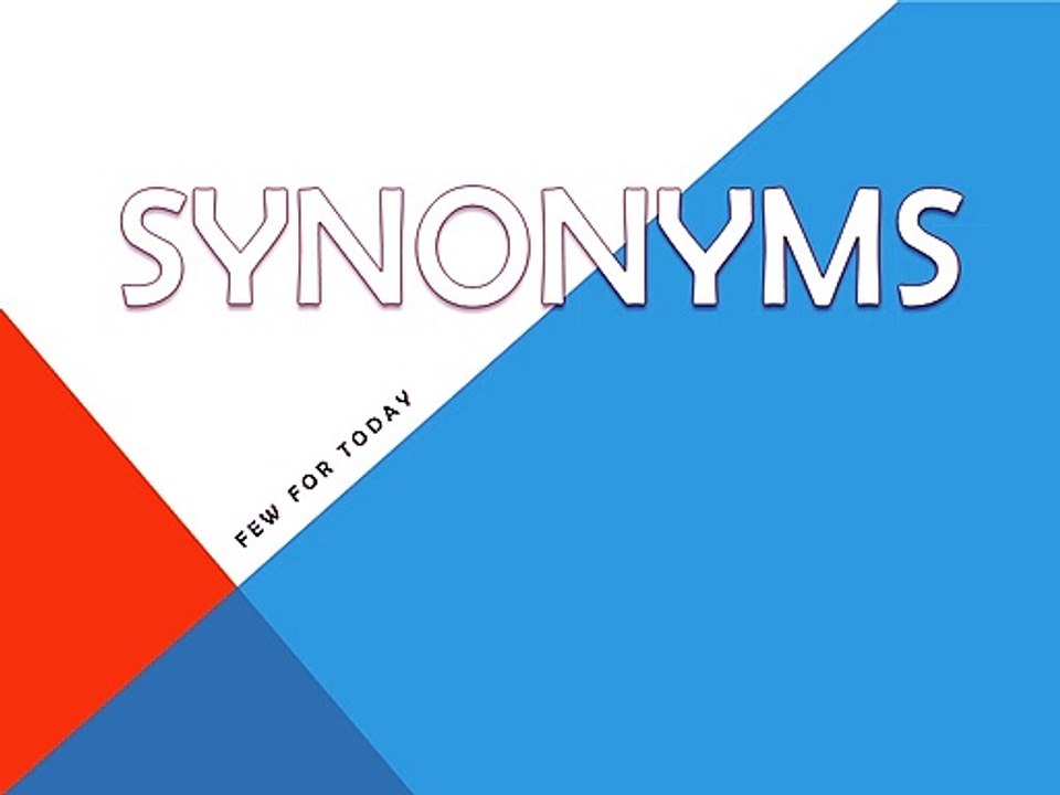 synonyms