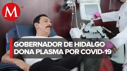 Fayad es primer donador de plasma en Hidalgo