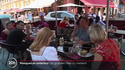 Covid-19 : les villes de plus en plus nombreuses à imposer le port du masque à l'extérieur