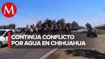 Agricultores realizan caravana en ‘Defensa del agua’ en Chihuahua