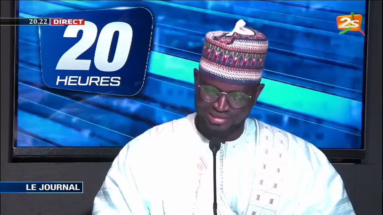 JOURNAL 20H DU LUNDI 3 AOÛT 2020 AVEC CHEIKH DIABY