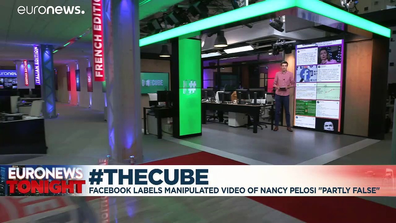 Facebook labels a second manipulated video of Nancy Pelosi video as "partly false"