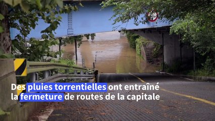 Des fortes pluies provoquent des inondations à Séoul