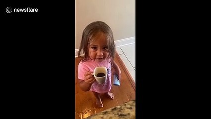 Young New Jersey girl absolutely hates coffee and regrets decision