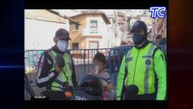 Niño abandonado fue rescatado por la Policía Metropolitana en Quito