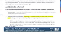 When must airlines refund money? Family struggles to get refunds after canceling flights due to COVID
