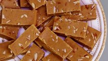 Besan Malai Chakki Using Malai - NO Chashni Besan Burfi Recipe -Nisha Madhulika - Rajasthani Recipe - Best Recipe House