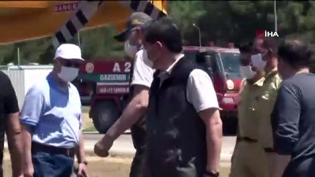 Bakan Pakdemirli açıkladı: Menderes'teki yangınla ilgili bir gözaltı