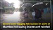 Severe water logging takes place in parts of Mumbai following incessant rainfall