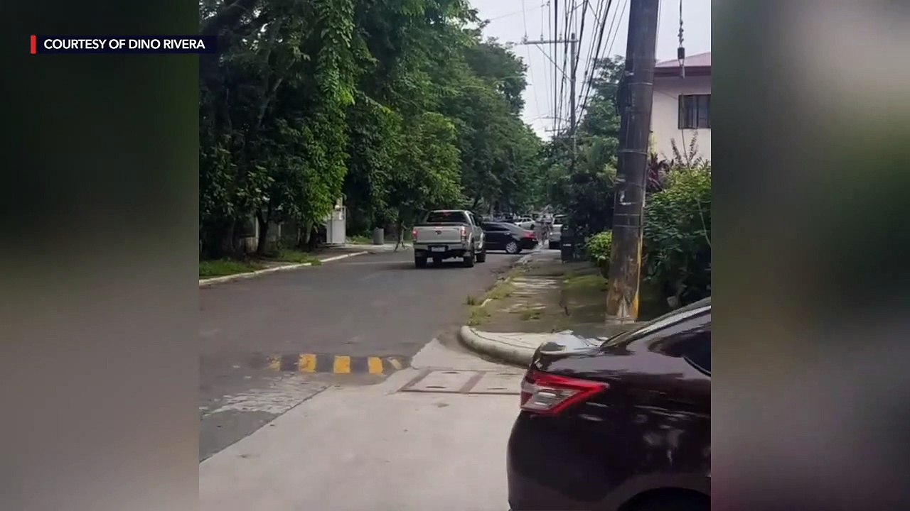 Ostrich spotted running inside a Quezon City su...