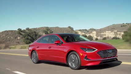 2021 Hyundai Sonata Hybrid Driving Video