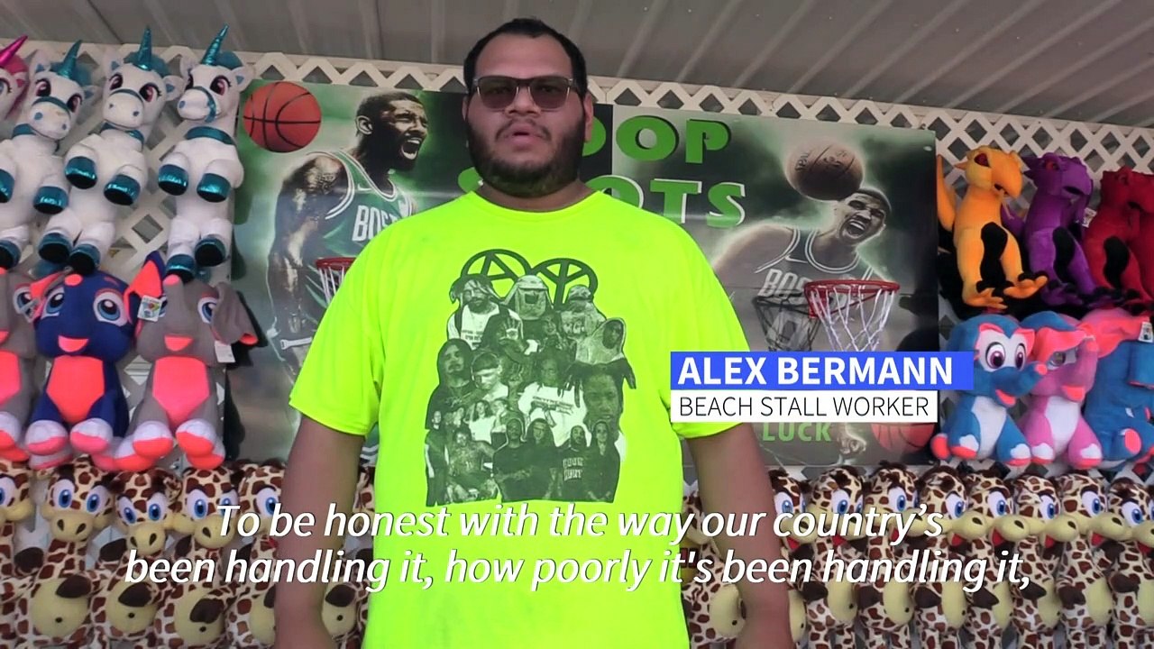 Crowds hit New Hampshire beach despite pandemic