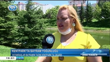 Eskişehirliler Kentpark'a akın etti