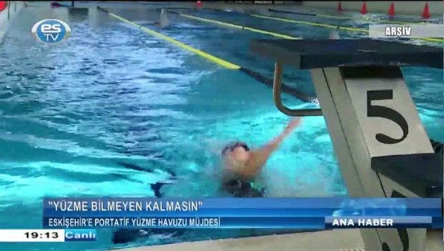 Eskişehir'e portatif yüzme havuzu müjdesi