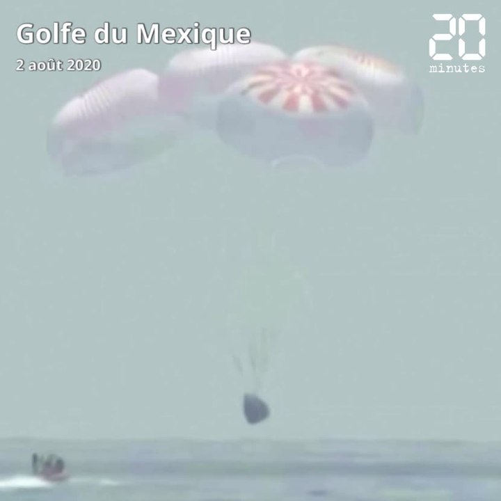 SpaceX : Les deux astronautes américains de retour sains et saufs sur Terre