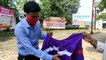 बलरामपुर: सोशल डिस्टेंसिंग के लिए डिप्लोमा फार्मेसी के छात्र ने सुरक्षा कवच जैकेट बनाया