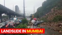 Heavy Rains Cause Landslide In Mumbai