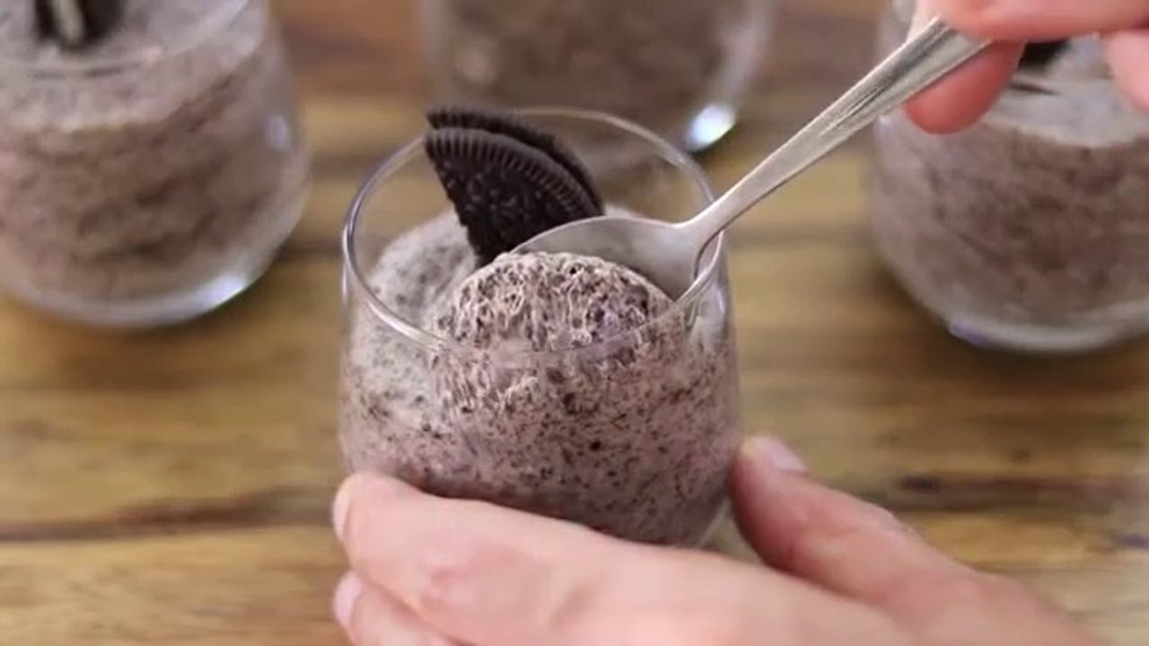 3 ingredients Oreo Moussee Recipe.