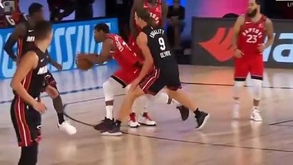 Kelly Olynyk flagrant foul on Kyle Lowry