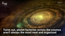 Stirred-Up Planet Factory Complicates Our Understanding of Planet Formation